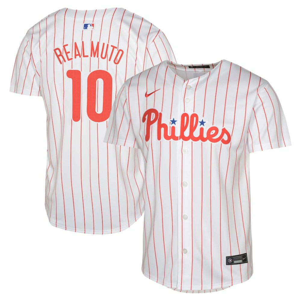 J.T. Realmuto Philadelphia Phillies Youth Home Limited Jersey - White