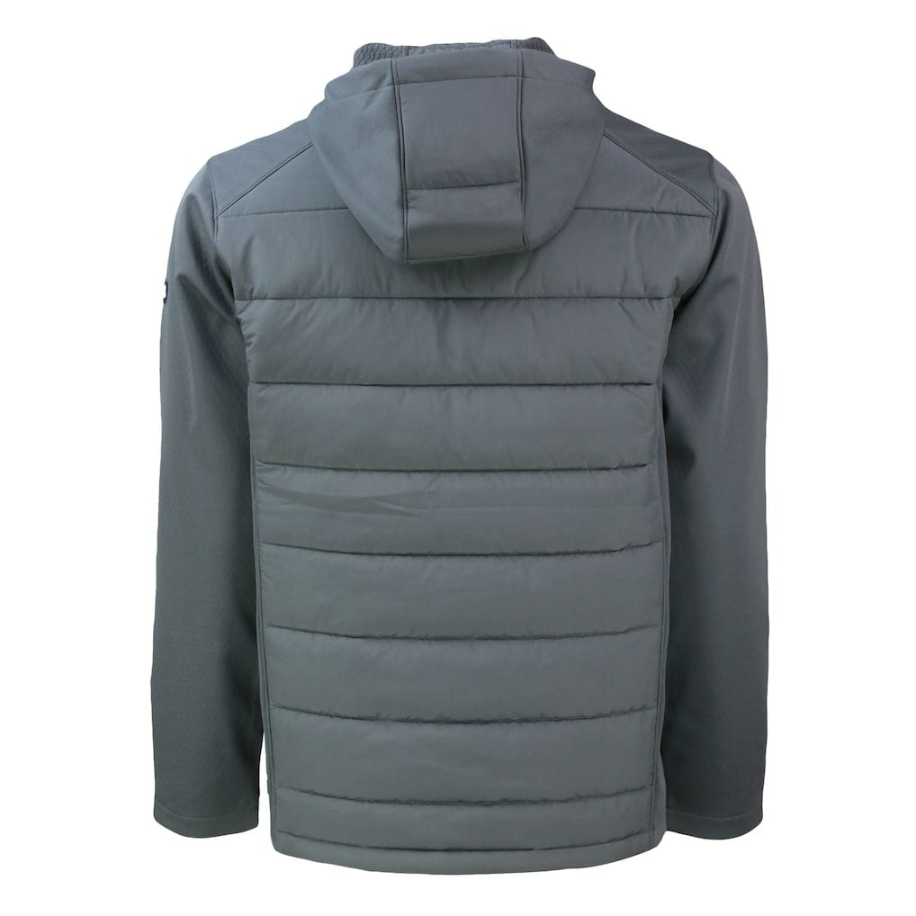 Carolina Panthers Cutter & Buck Evoke Hybrid Eco Softshell Recycled Full-Zip Hoodie Jacket - Gray discount