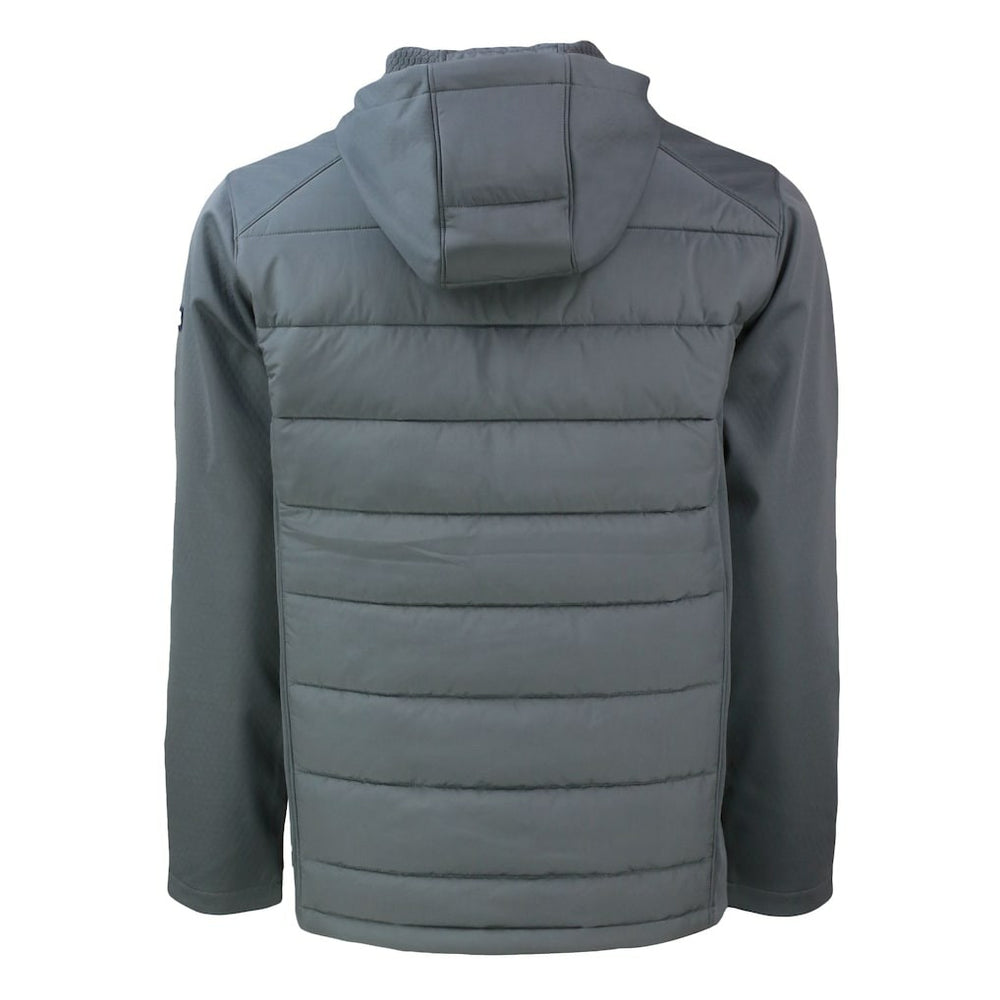 Carolina Panthers Cutter & Buck Evoke Hybrid Eco Softshell Recycled Full-Zip Hoodie Jacket - Gray discount