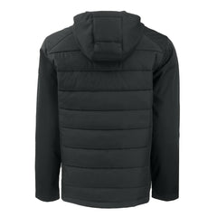 Carolina Panthers Cutter & Buck Evoke Hybrid Eco Softshell Recycled Full-Zip Hoodie Jacket - Black outlet