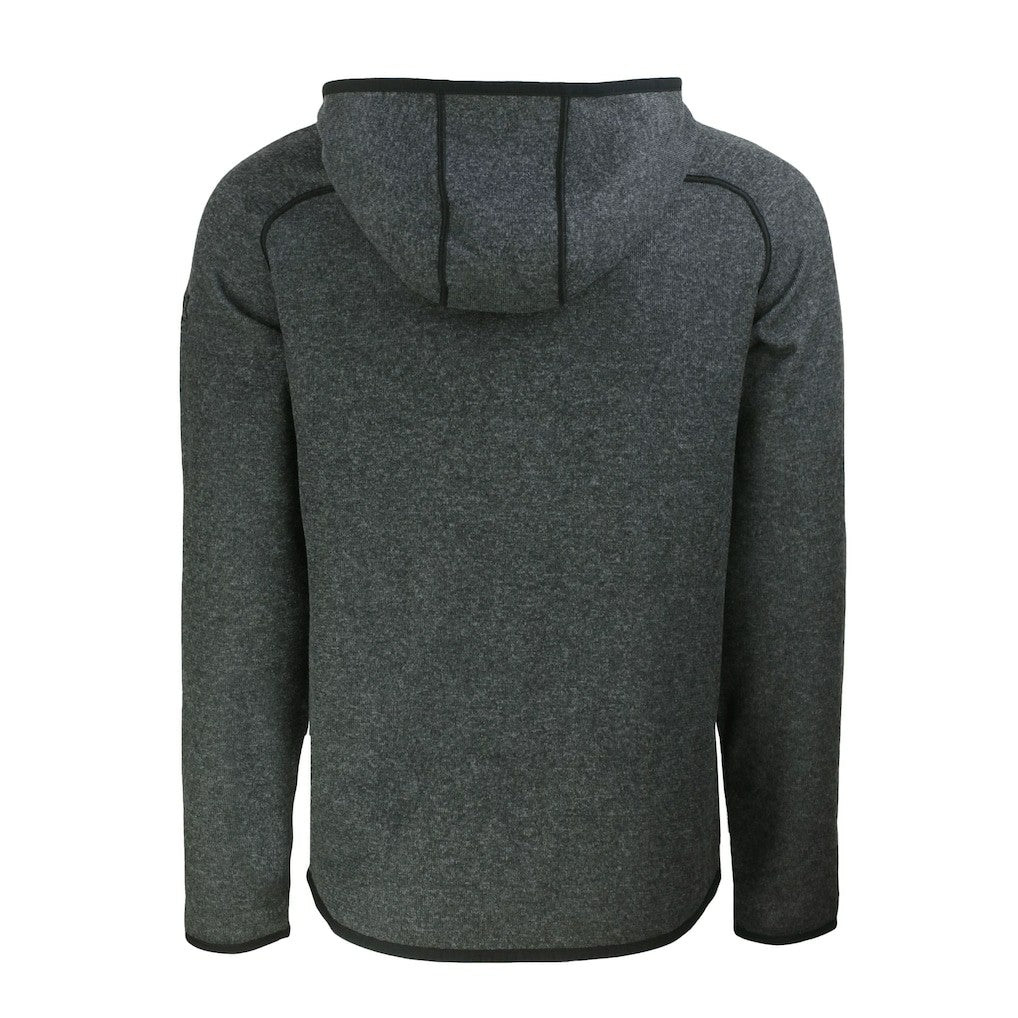 Atlanta Falcons Cutter & Buck Mainsail Hoodie Raglan Full-Zip Jacket - Heather Charcoal discount