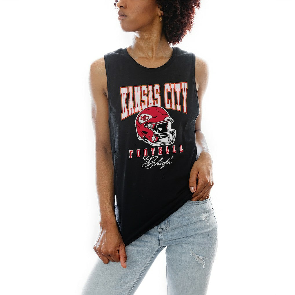 Kansas City Chiefs Gameday Couture Women's Preseason Opener Racerback Tank Top - Black sale