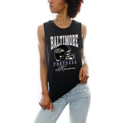 Baltimore Ravens Gameday Couture Women's Preseason Opener Racerback Tank Top - Black on sale