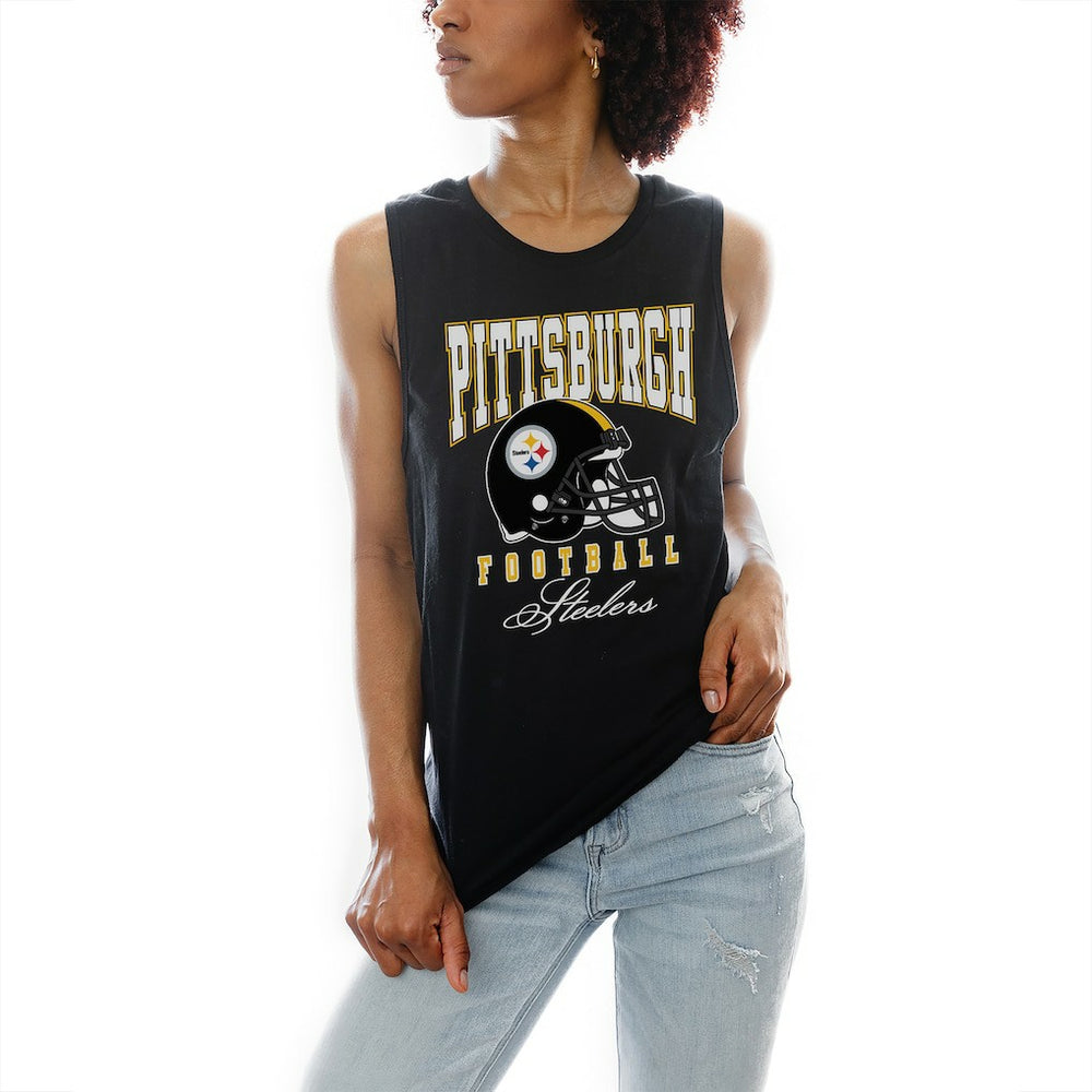 Pittsburgh Steelers Gameday Couture Women's Preseason Opener Racerback Tank Top - Black outlet