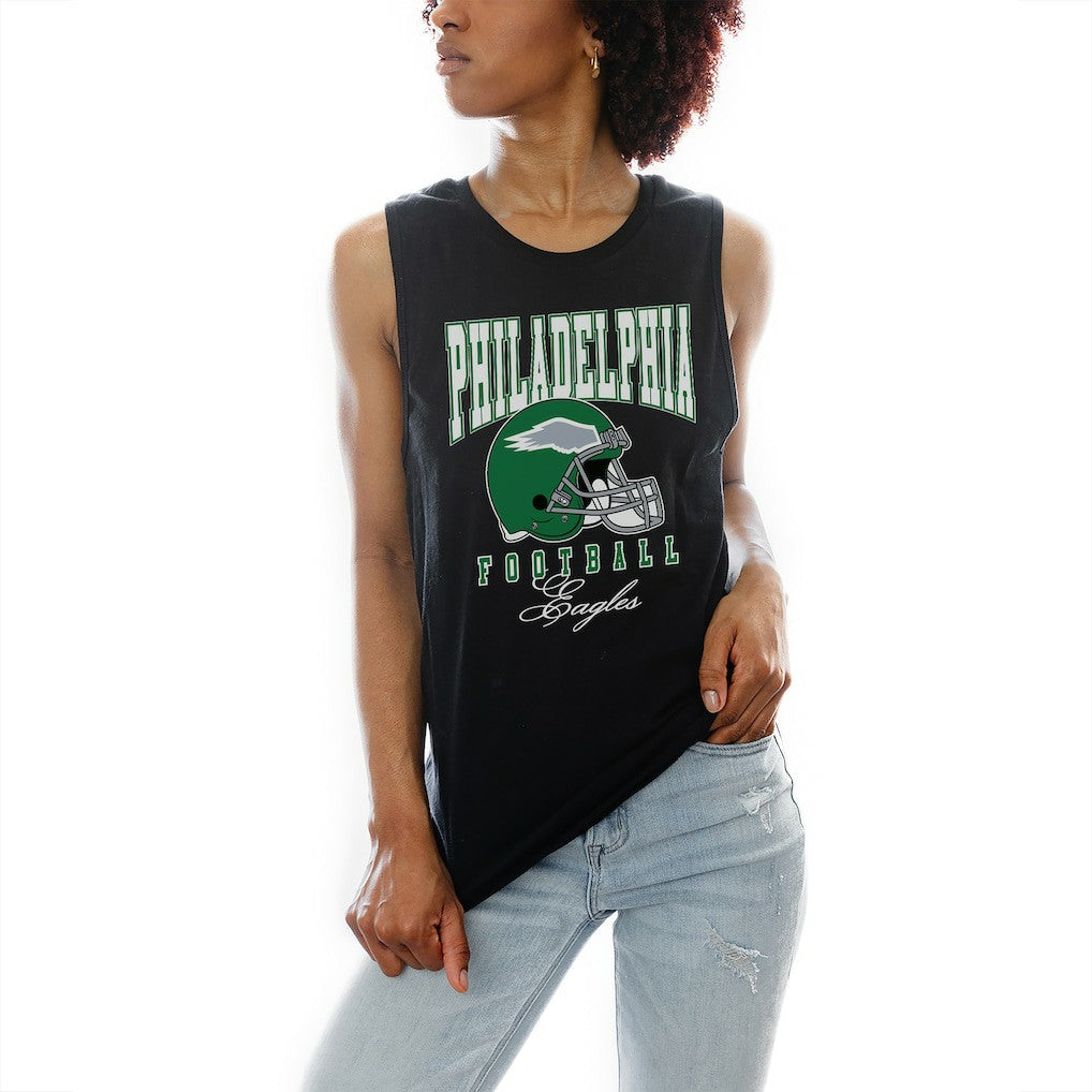 Philadelphia Eagles Gameday Couture Women's Preseason Opener Racerback Tank Top - Black on sale
