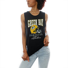 Green Bay Packers Gameday Couture Women's Preseason Opener Racerback Tank Top - Black sale