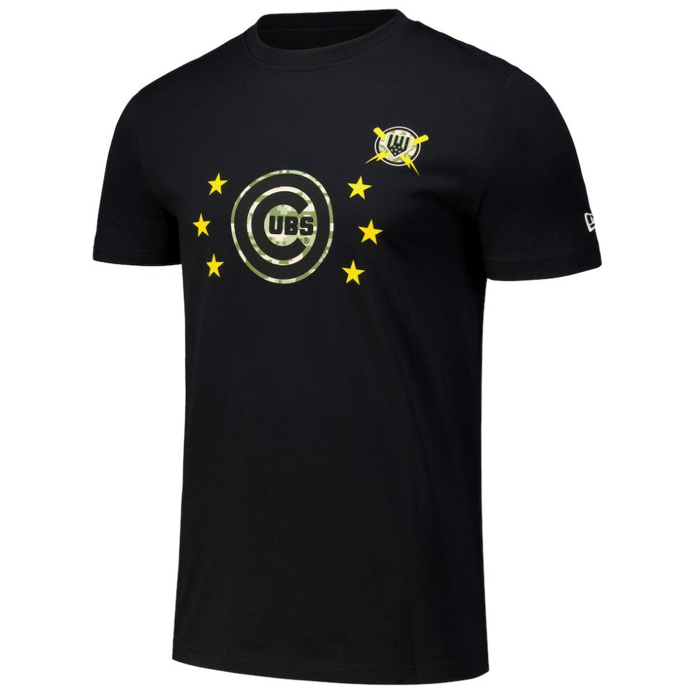 Chicago Cubs 2024 Armed Forces Day T-Shirt Black