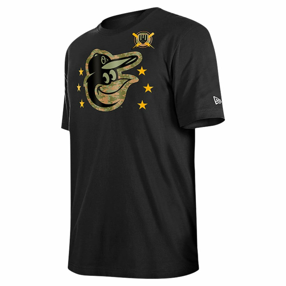 Baltimore Orioles 2024 Armed Forces Day T-Shirt Black