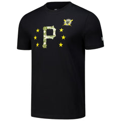 Pittsburgh Pirates 2024 Armed Forces Day T-Shirt Black