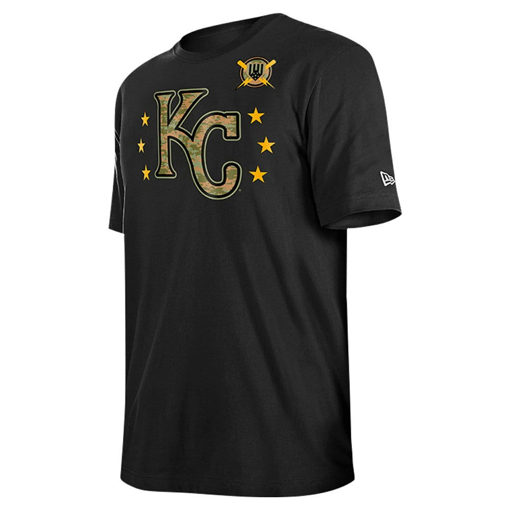 Kansas City Royals 2024 Armed Forces Day T-Shirt Black
