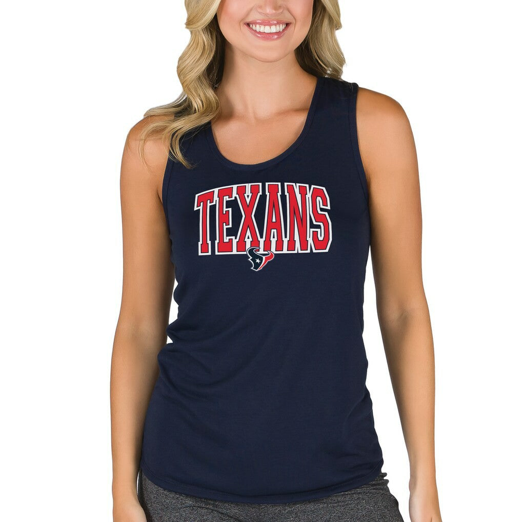 Houston Texans Concepts Sport Women's Marathon Tank Top - Navy cheap