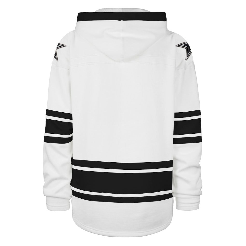 Dallas Cowboys '47 After Image Superior Lacer Pullover Hoodie - White outlet