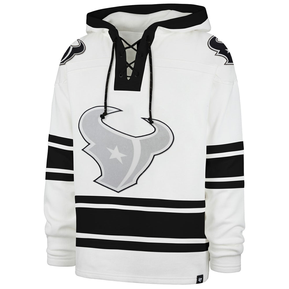 Houston Texans '47 After Image Superior Lacer with Hood - White cheap