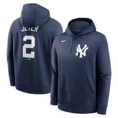 Derek Jeter New York Yankees Player Name & Number Club Pullover Hoodie Navy