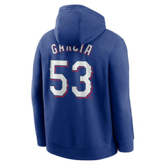 Adolis Garcia Texas Rangers Player Name & Number Club Pullover Hoodie Royal