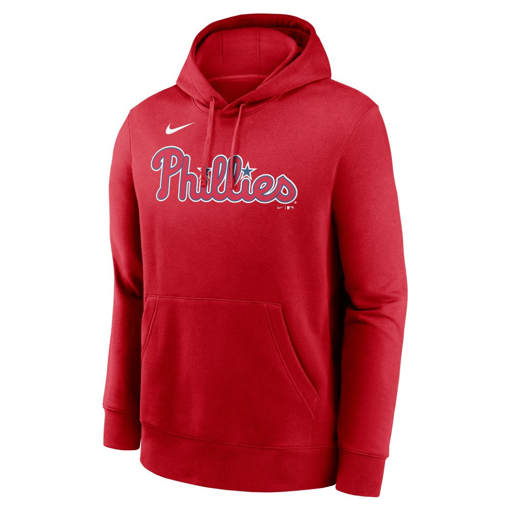 Bryce Harper Philadelphia Phillies Player Name & Number Club Pullover Hoodie Red