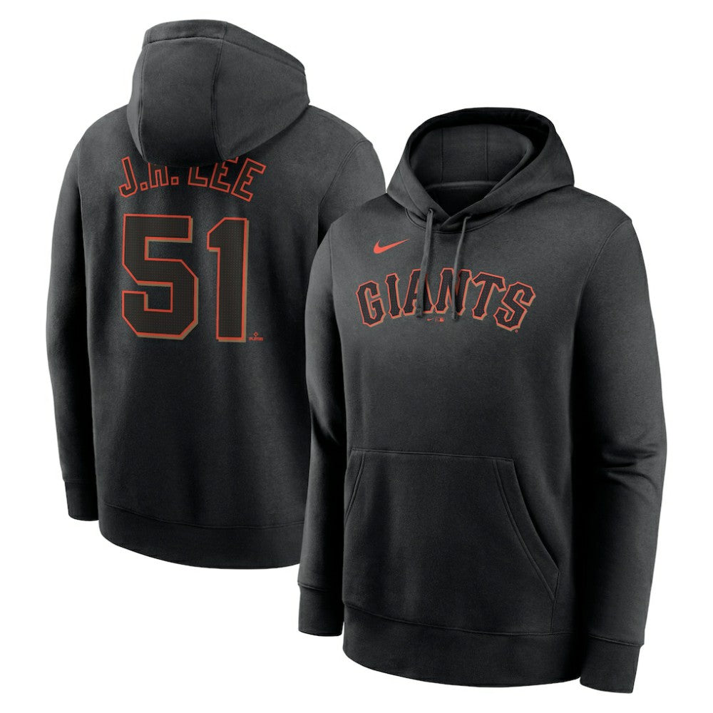 Jung Hoo Lee San Francisco Giants Player Name & Number Club Pullover Hoodie Black
