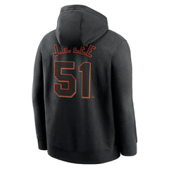 Jung Hoo Lee San Francisco Giants Player Name & Number Club Pullover Hoodie Black