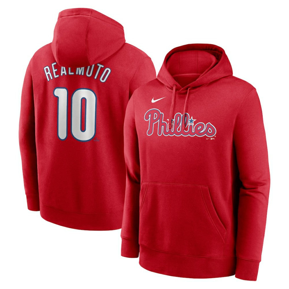 J.T. Realmuto Philadelphia Phillies Player Name & Number Club Pullover Hoodie Red
