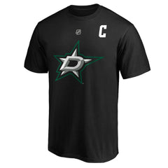 Jamie Benn Dallas Stars Fanatics Authentic Stack Name & Number T-Shirt - Black T-shirts