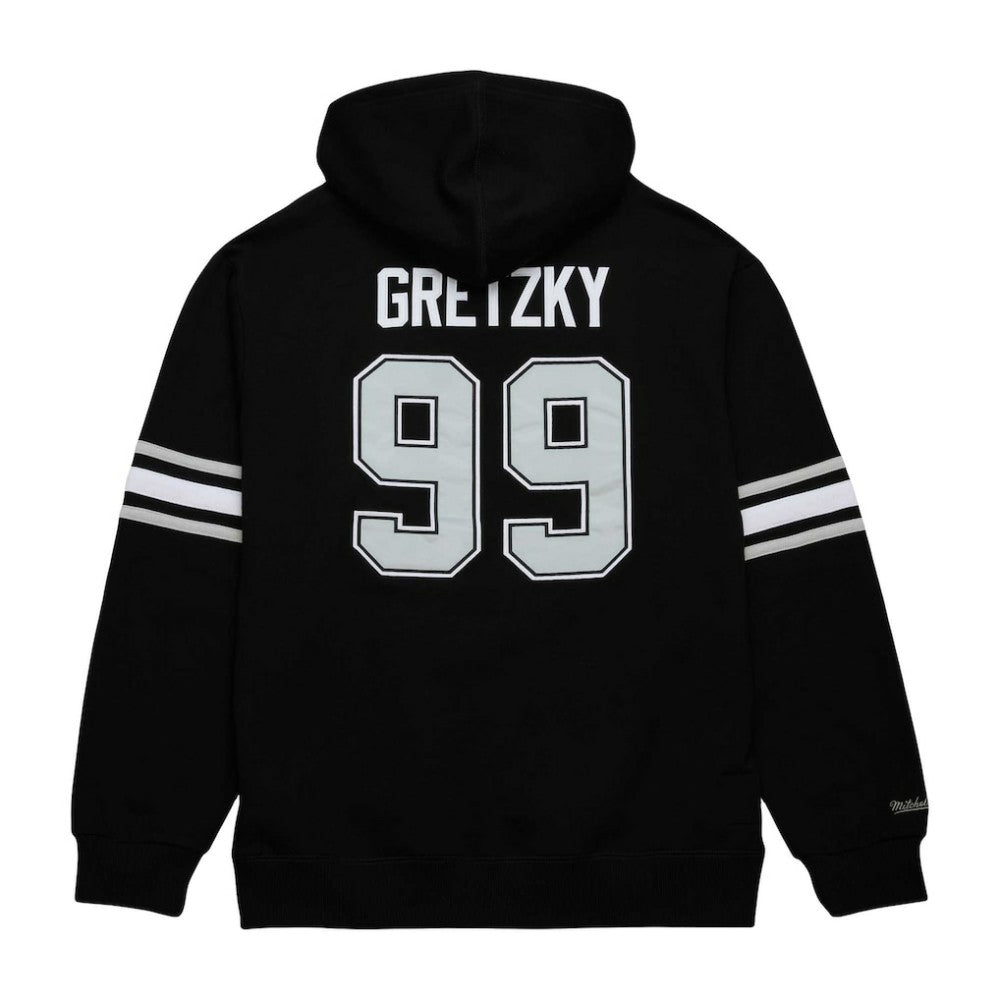 Wayne Gretzky Los Angeles Kings Mitchell & Ness 1993 Name & Number Premium Pullover Hoodie - Black Hoodies