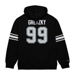 Wayne Gretzky Los Angeles Kings Mitchell & Ness 1993 Name & Number Premium Pullover Hoodie - Black Hoodies
