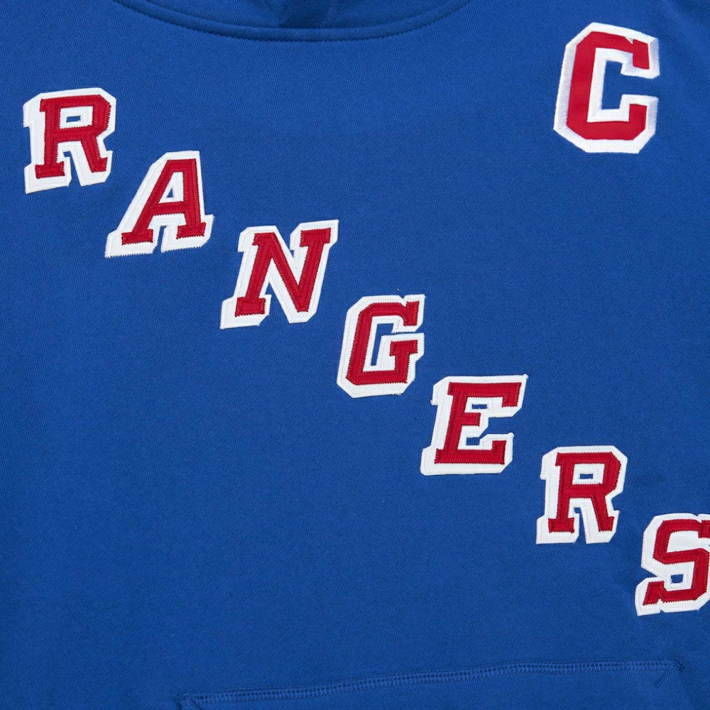 Mark Messier New York Rangers Mitchell & Ness Name & Number Premium Pullover Hoodie - Blue Hoodies