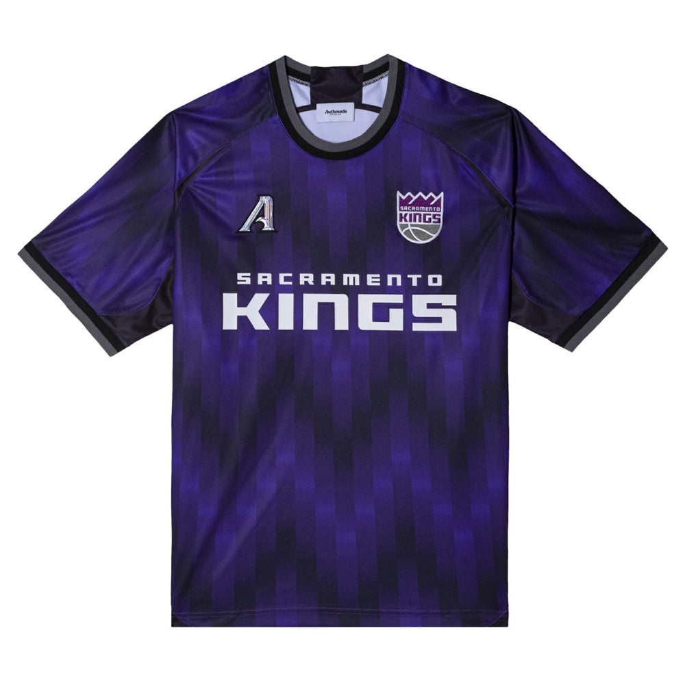Sacramento Kings Authmade x NBA Soccer Kit Fashion Jersey - Purple cheap