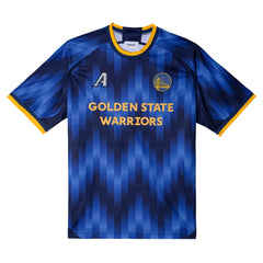 Golden State Warriors Authmade x NBA Soccer Kit Fashion Jersey sale - Blue on sale
