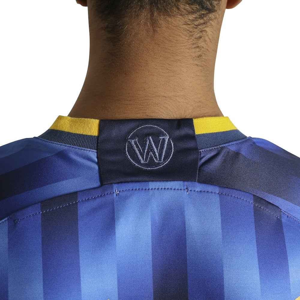 Golden State Warriors Authmade x NBA Soccer Kit Fashion Jersey sale - Blue on sale