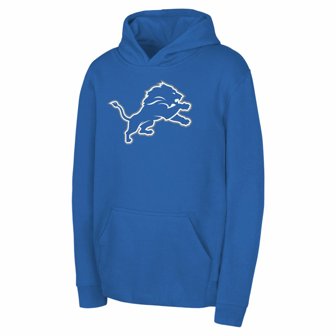 Detroit Lions Youth Team Logo Pullover Hoodie - Blue outlet