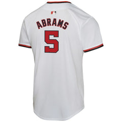 CJ Abrams Washington Nationals Youth Home Game Player Jersey White