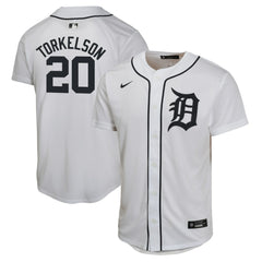 Spencer Torkelson Detroit Tigers Youth Home Game Player Jersey White