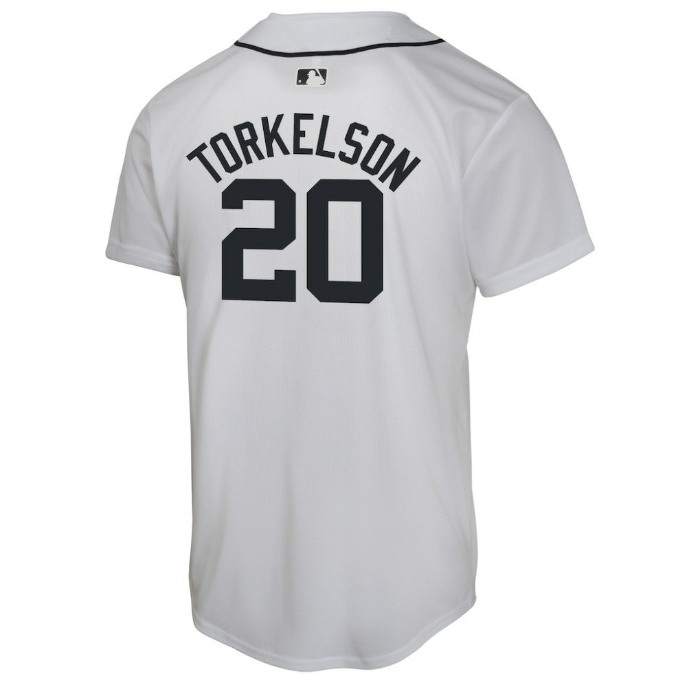 Spencer Torkelson Detroit Tigers Youth Home Game Player Jersey White