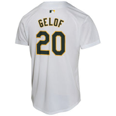 Zack Gelof Athletics Youth Home Game Player Jersey Gray