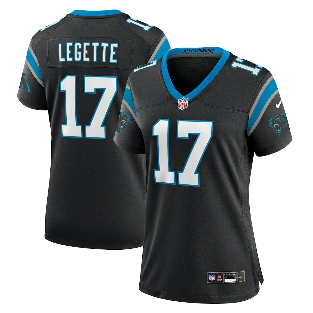 Xavier Legette Carolina Panthers Women's Game Jersey - Black for sale