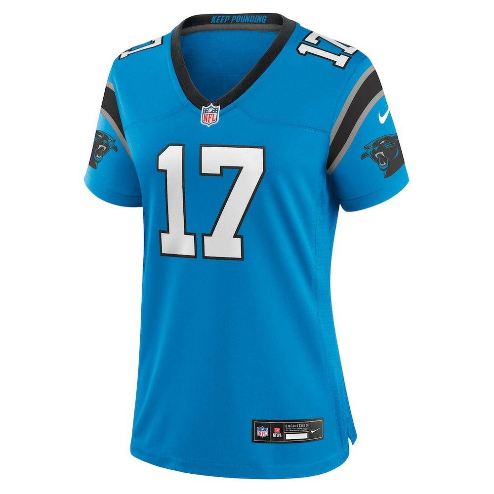 Xavier Legette Carolina Panthers Women's Alternate Game Jersey - Blue sale