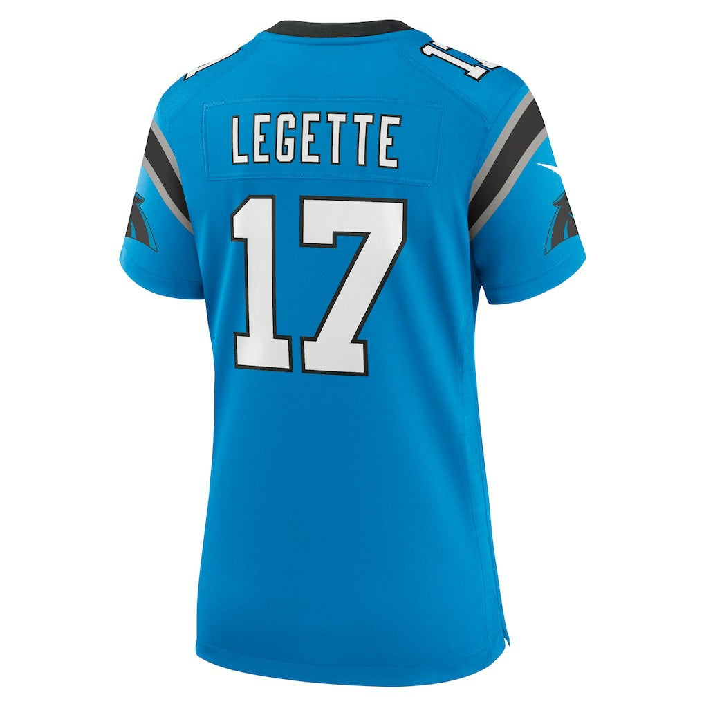 Xavier Legette Carolina Panthers Women's Alternate Game Jersey - Blue sale
