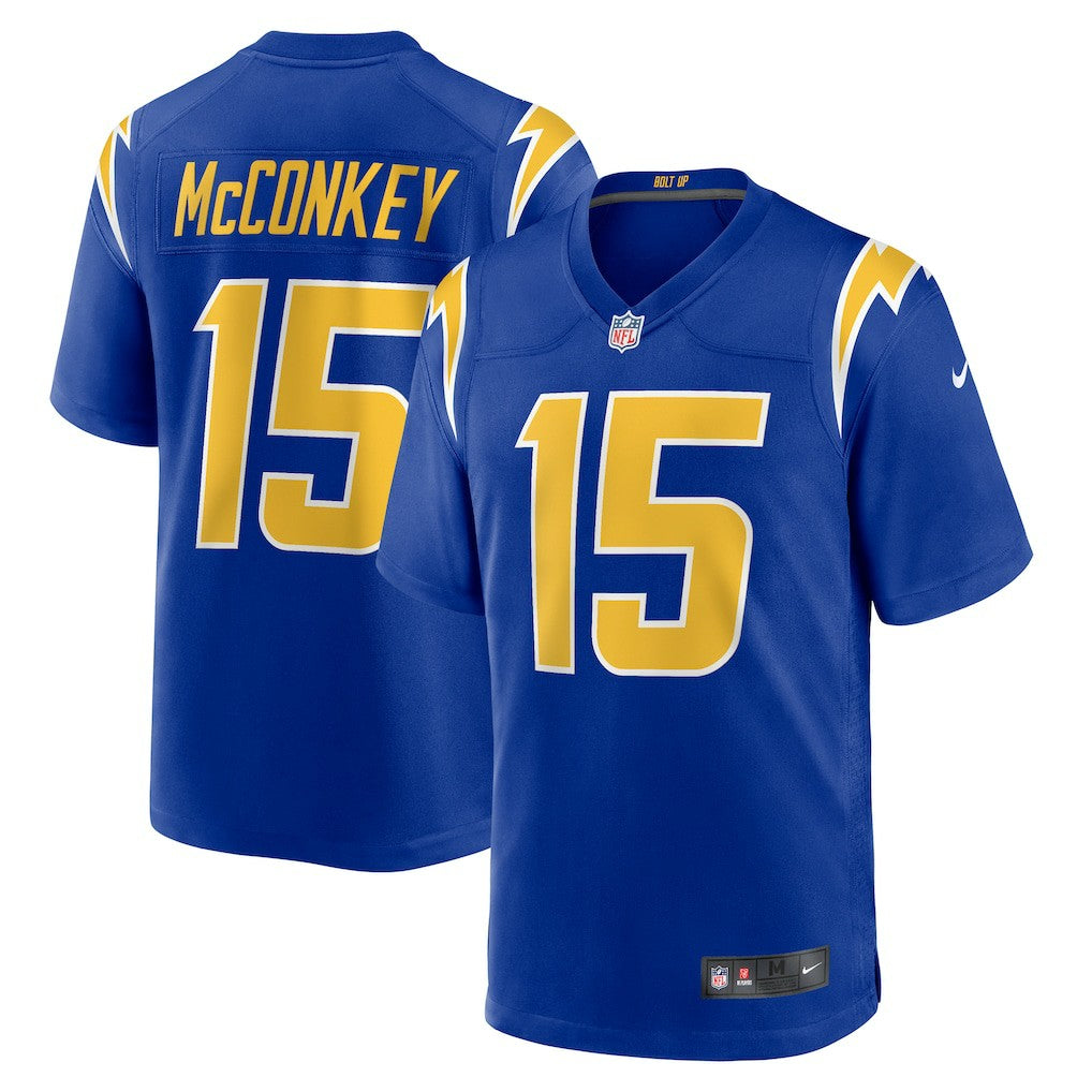 Ladd McConkey Los Angeles Chargers Alternate Game Jersey - Royal on sale