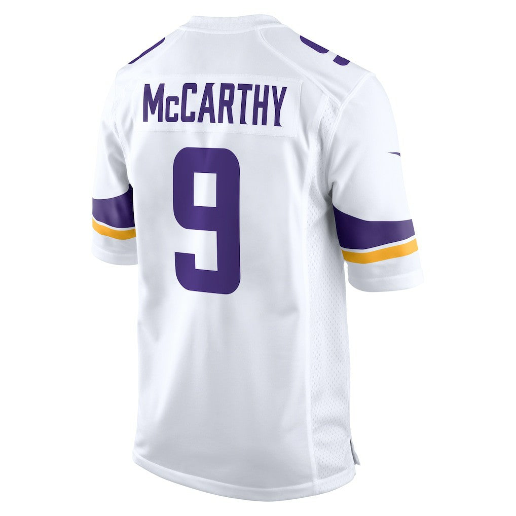 J.J. McCarthy Minnesota Vikings Game Jersey - White cheap