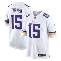 Dallas Turner Minnesota Vikings Game Jersey - White on sale