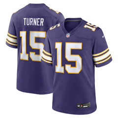Dallas Turner Minnesota Vikings Alternate Game Jersey - Purple for sale