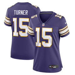 Dallas Turner Minnesota Vikings Women's Alternate Game Jersey - Purple online