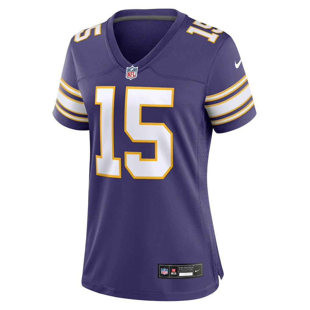 Dallas Turner Minnesota Vikings Women's Alternate Game Jersey - Purple online