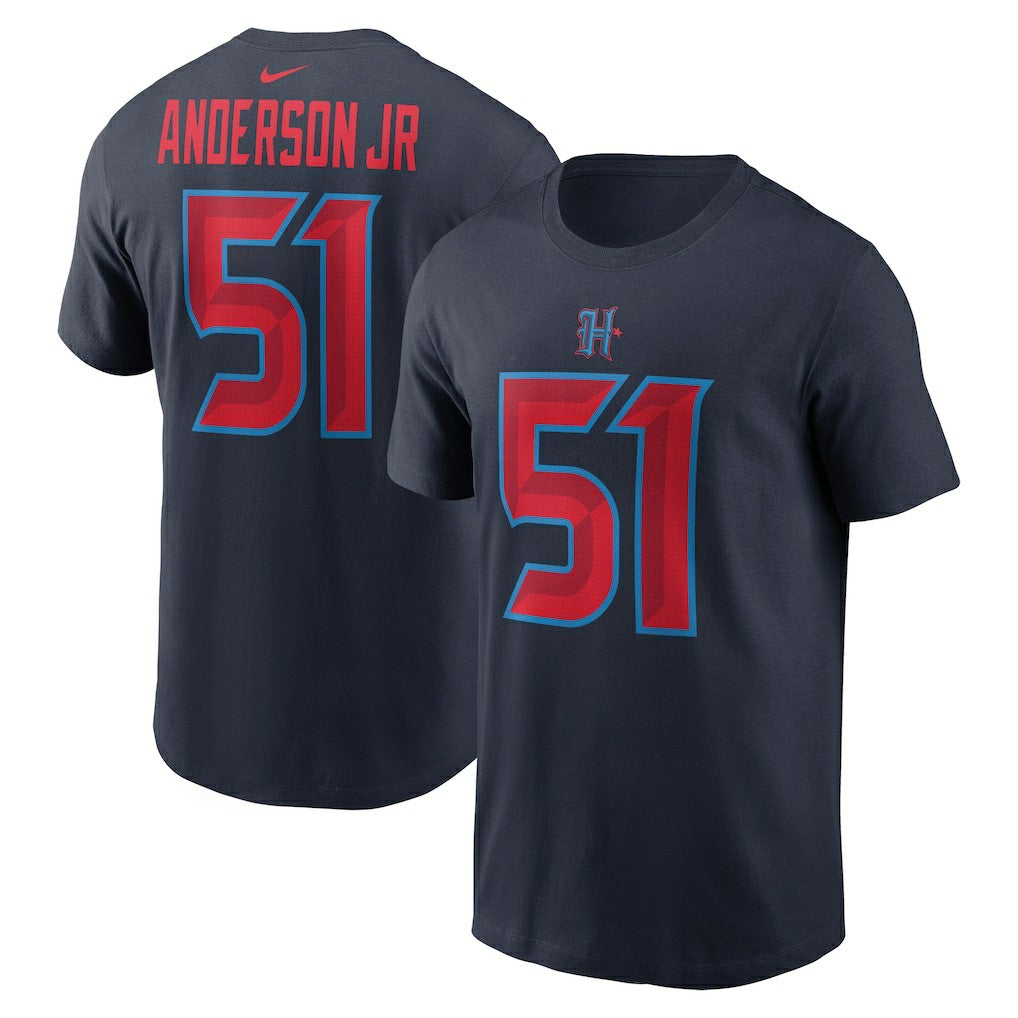 Will Anderson Jr. Houston Texans Name & Number T-Shirt - Navy online