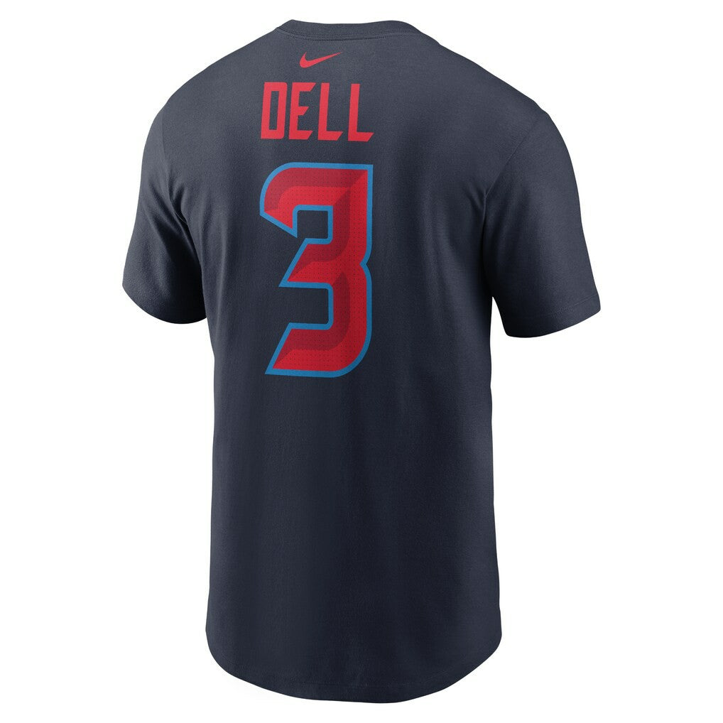 Tank Dell Houston Texans Name & Number T-Shirt - Navy cheap