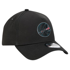 Atlanta Braves Tonal Pop 9FORTY A-Frame Adjustable Hat Black