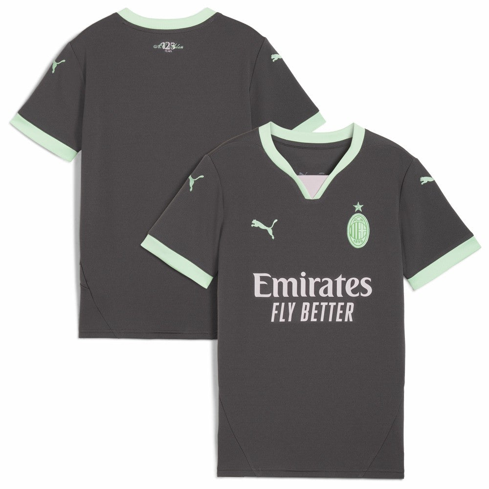 AC Milan Youth 2024/25 Third Replica Jersey - Charcoal sale