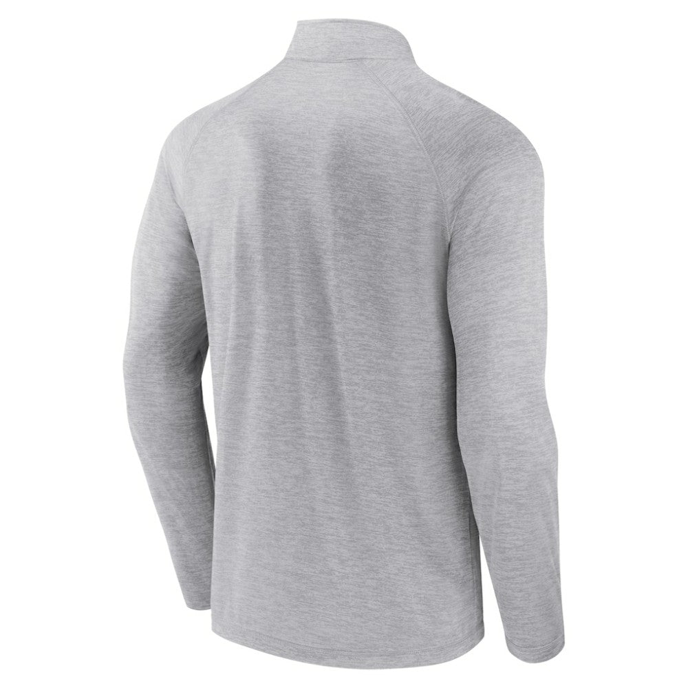 Baltimore Orioles Head-to-Head Raglan Quarter-Zip Jacket Gray