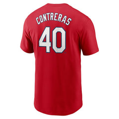 Willson Contreras St. Louis Cardinals 2024 City Connect Fuse Name & Number T-Shirt Red